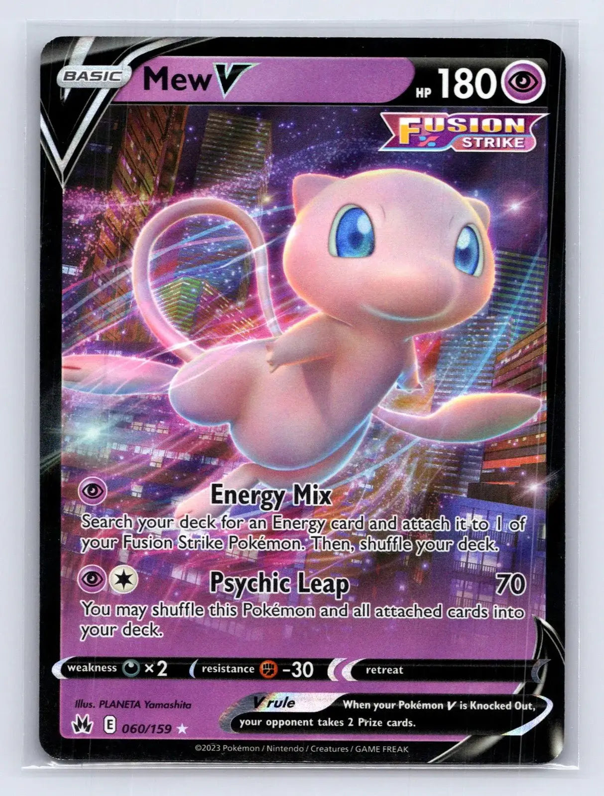 Mew V 060/159 Crown Zenith Pokemon NM - Mastercoins