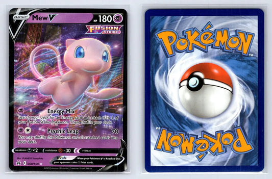 Mew V 060/159 Crown Zenith Pokemon NM - Mastercoins