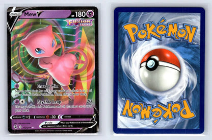 Mew V 113/264 Fusion Strike Pokemon NM - Mastercoins
