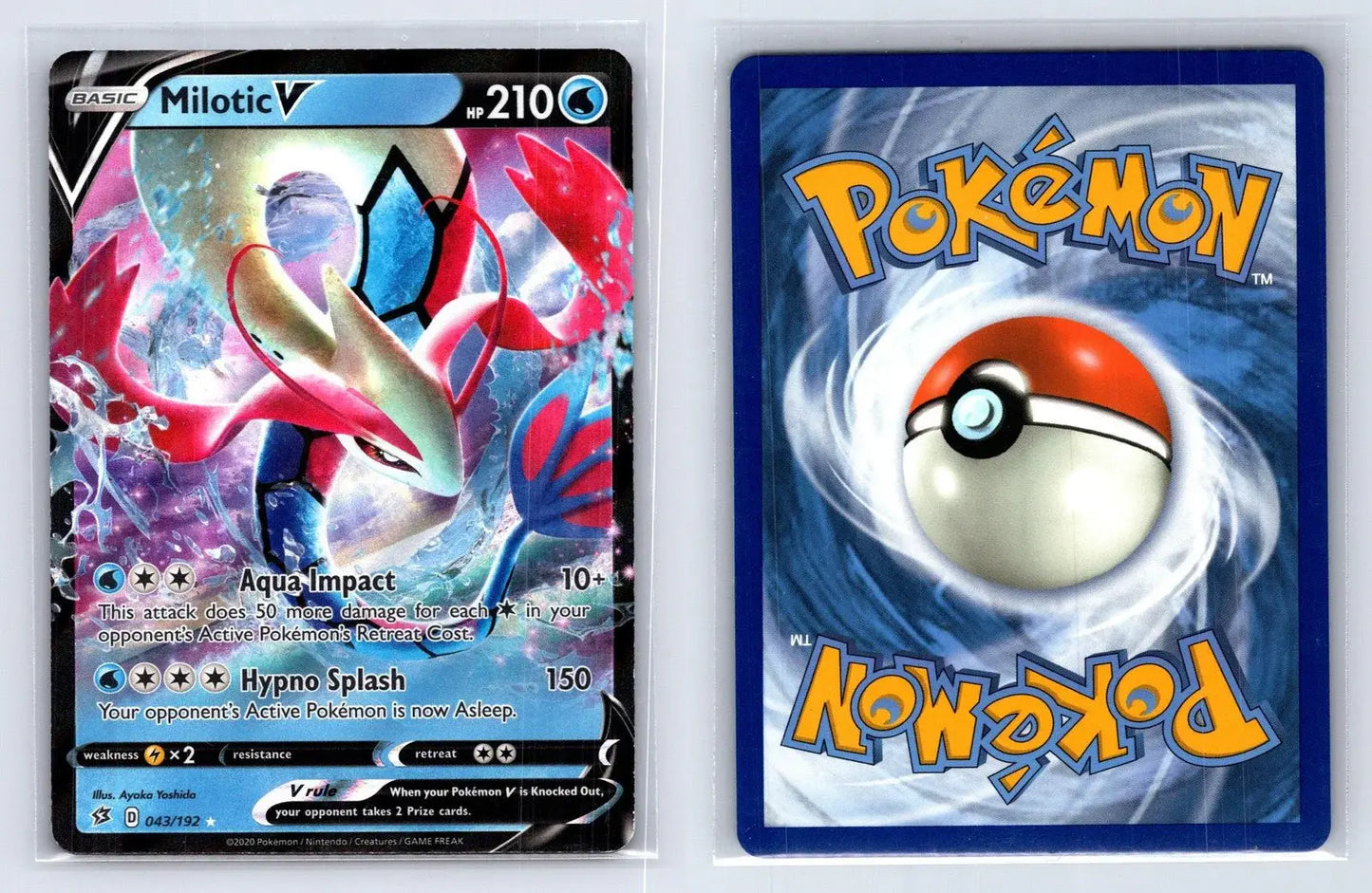 Milotic V 043/192 Rebel Clash Pokemon NM - Mastercoins