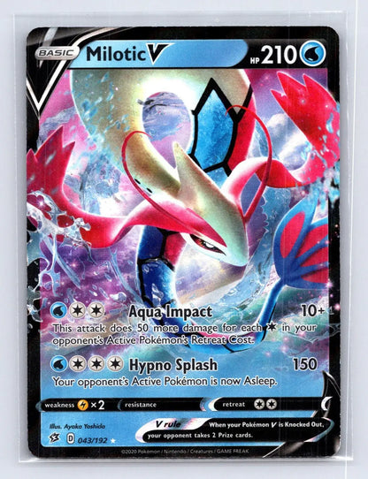 Milotic V 043/192 Rebel Clash Pokemon NM - Mastercoins
