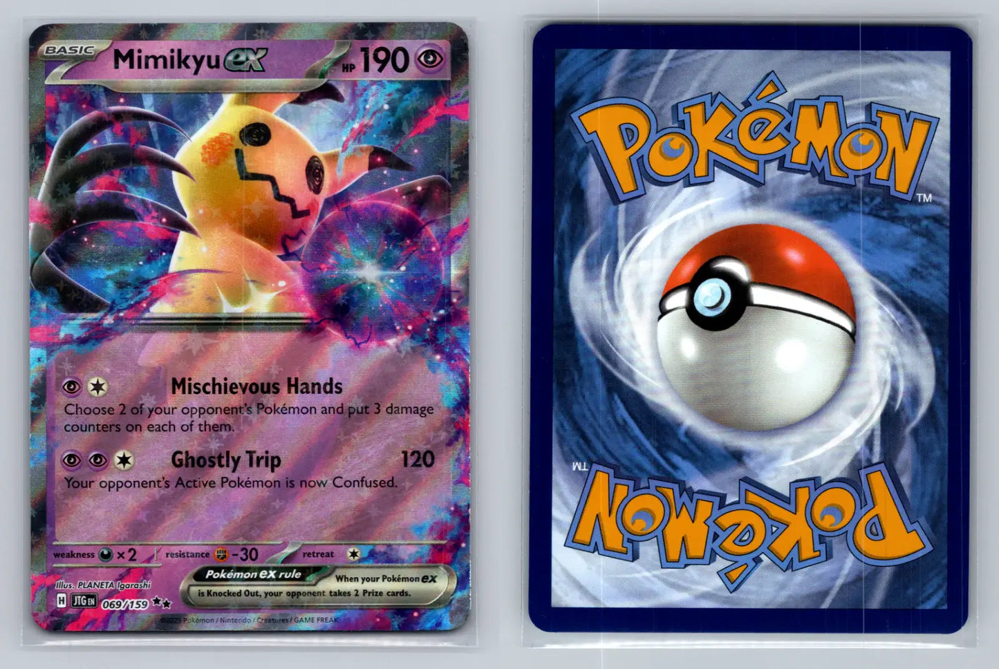 Mimikyu EX - 069/159 - Pokemon TCG - Journey Together - Mastercoins