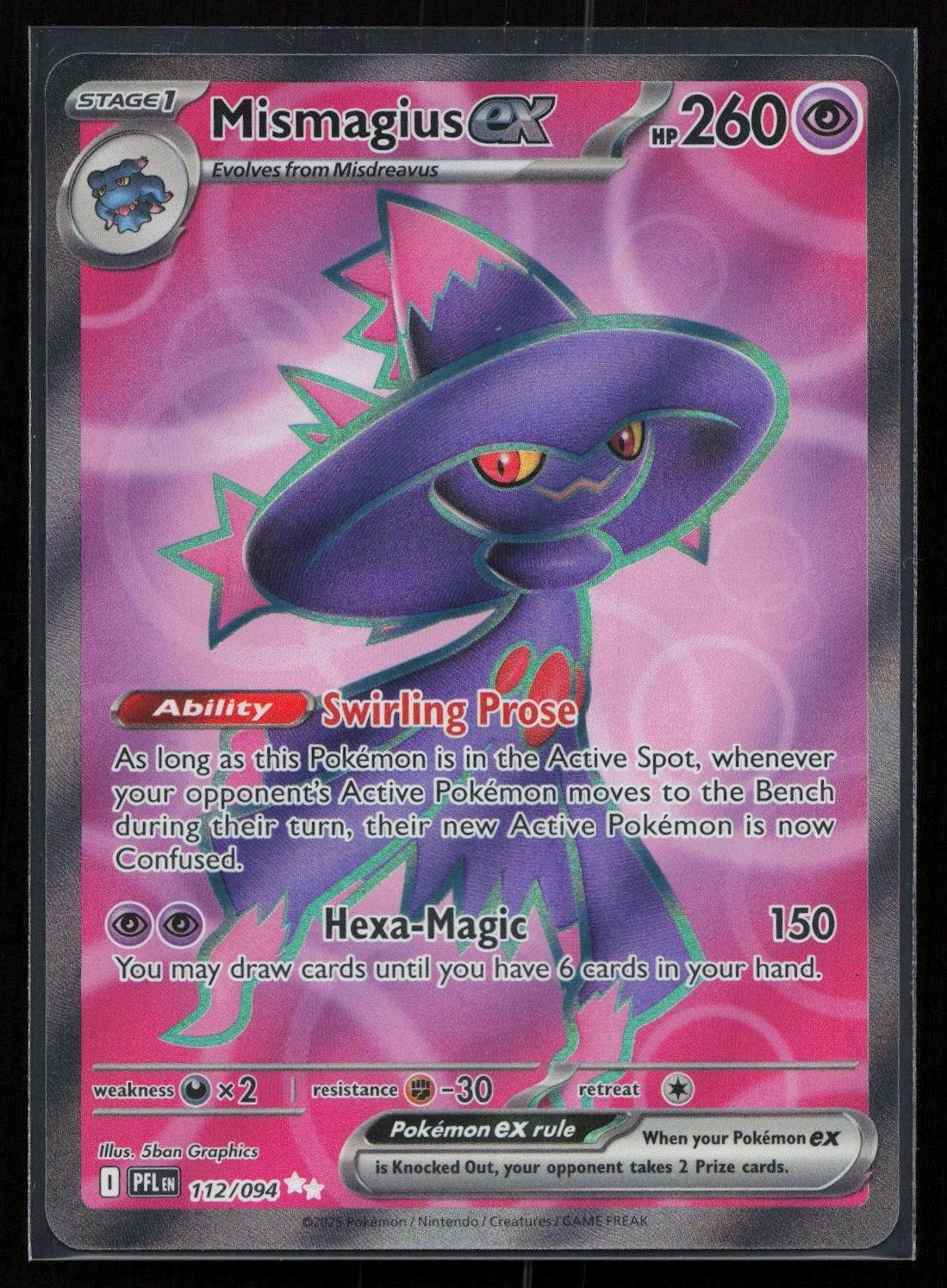 Mismagius ex 112/094 Phantasmal Flames Ultra Rare NM - Mastercoins