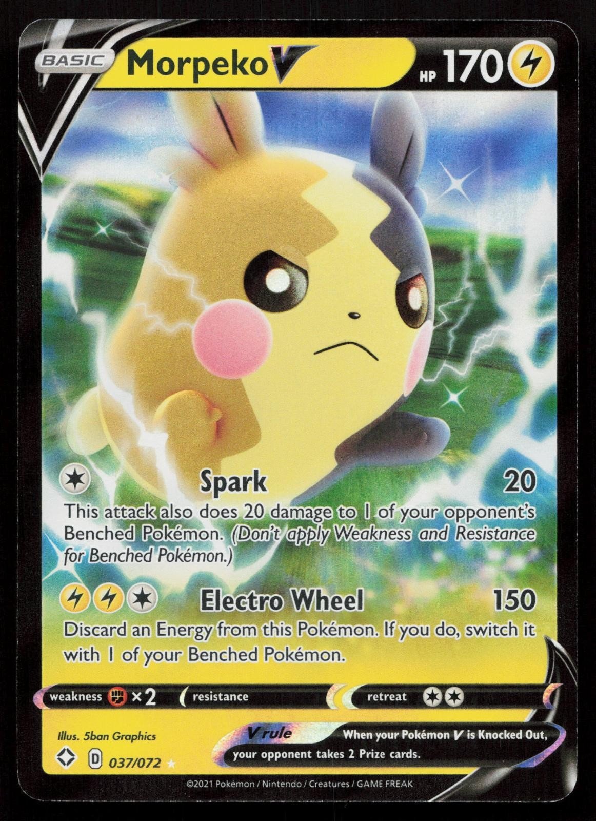 MORPEKO V 037/072 SHINING FATES NM - Mastercoins