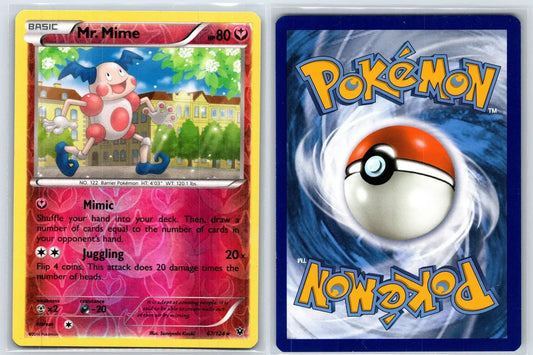 Mr. Mime 67/124 Reverse Holo Fates Collide Pokemon NM - Mastercoins