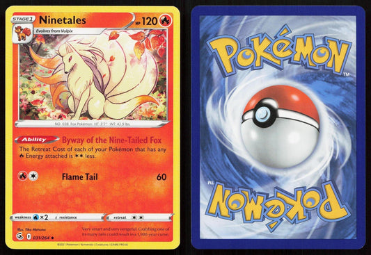 NINETALES 031/264 FUSION STRIKE NM - Mastercoins