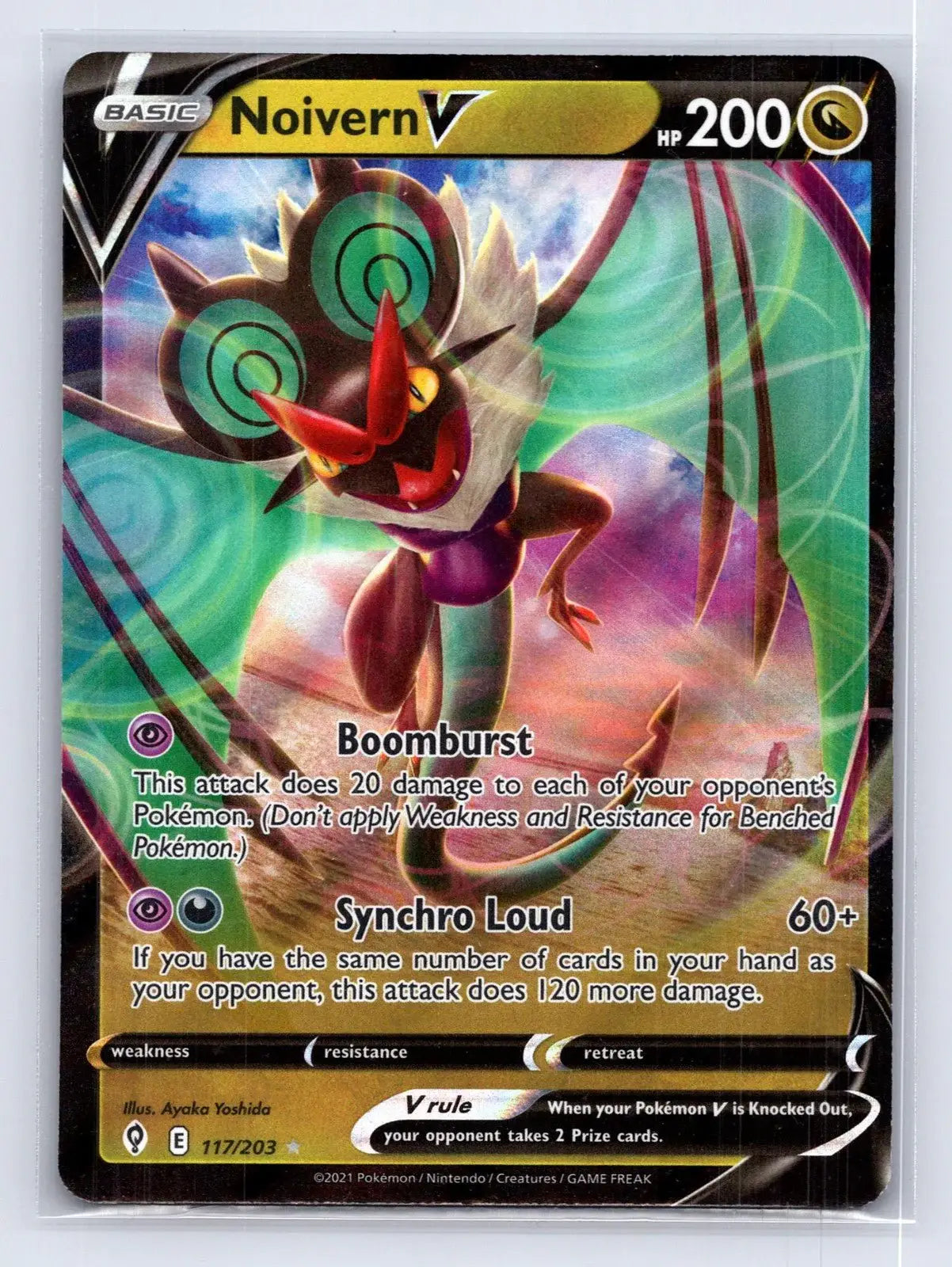 Noivern V 117/203 Evolving Skies Pokemon NM - Mastercoins