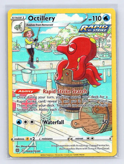 Octillery TG03/TG30 Brilliant Stars Trainer Gallery Pokemon NM - Mastercoins