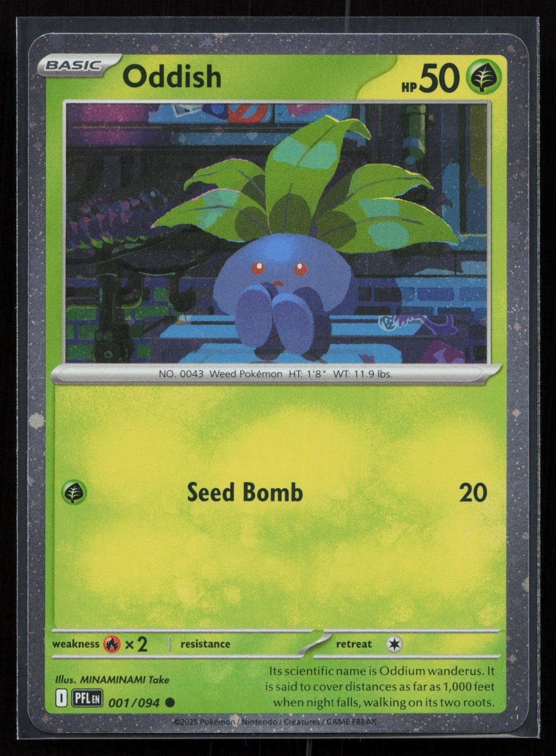 Oddish 001/094 Phantasmal Flames Common NM - Mastercoins