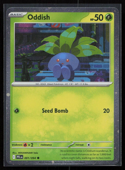 Oddish 001/094 Phantasmal Flames Common NM - Mastercoins