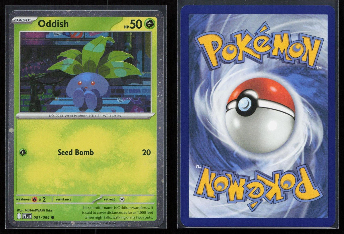 Oddish 001/094 Phantasmal Flames Common NM - Mastercoins