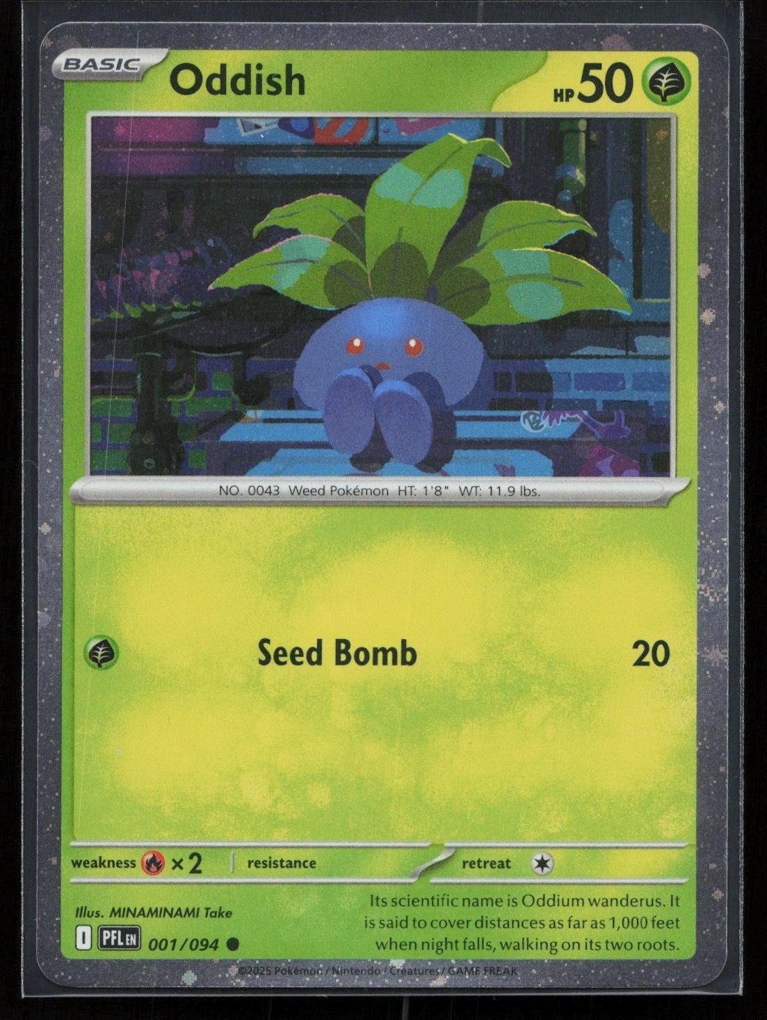Oddish 001/094 Phantasmal Flames Common NM - Mastercoins
