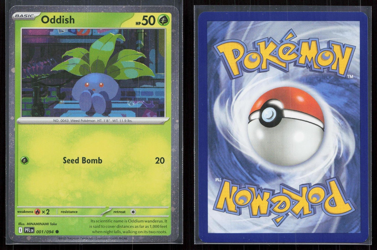 ODDISH 001/094 PHANTASMAL FLAMES NM - Mastercoins