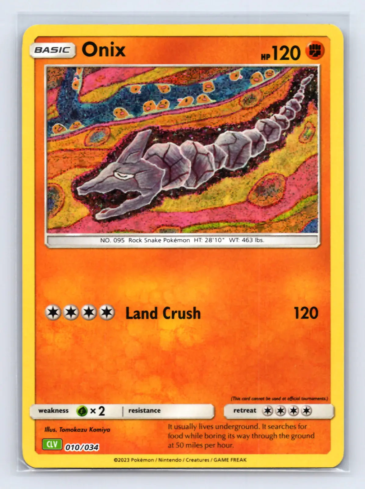 Onix 010/034 TCG Classic Venusaur Pokemon Near Mint - Mastercoins
