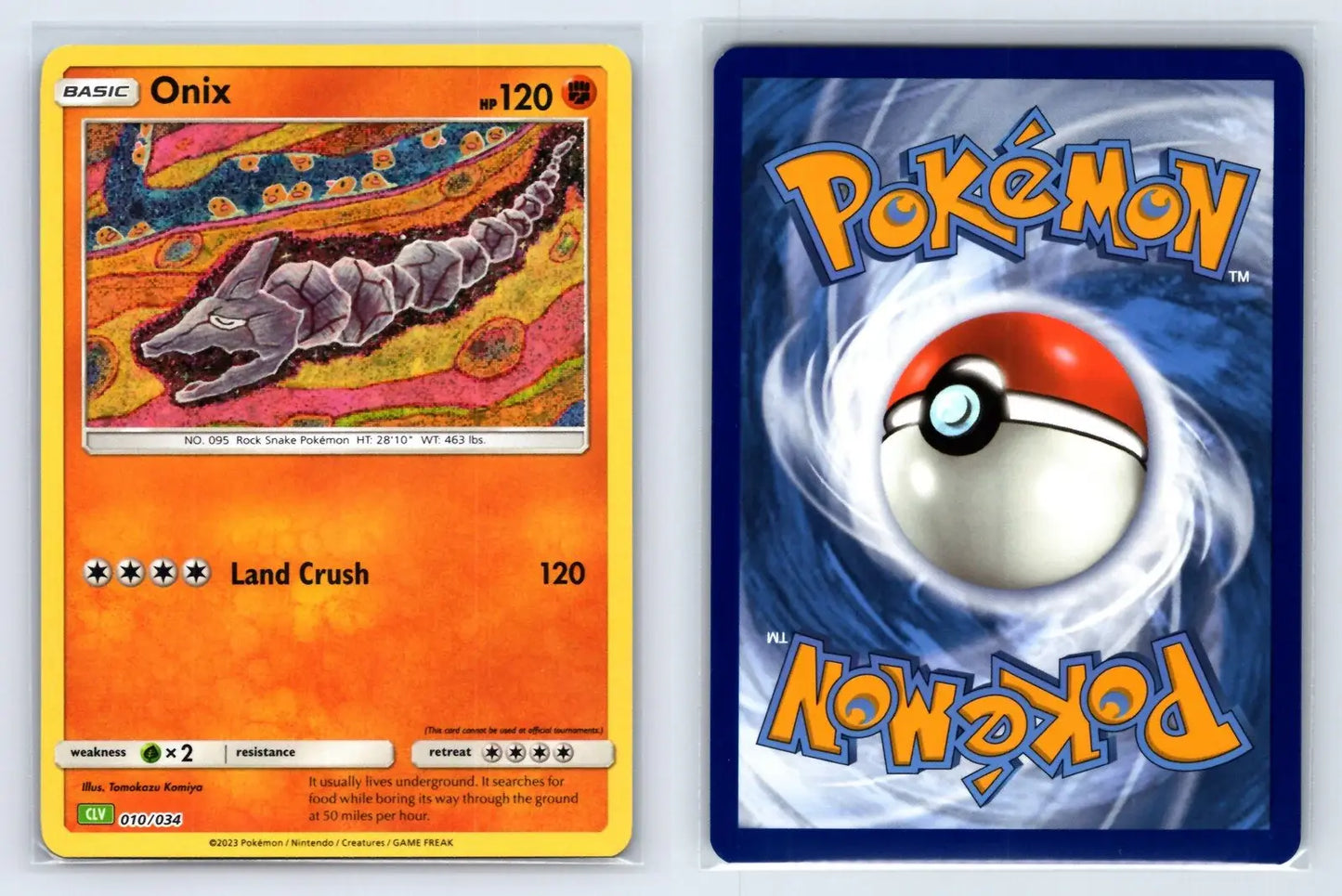 Onix 010/034 TCG Classic Venusaur Pokemon Near Mint - Mastercoins