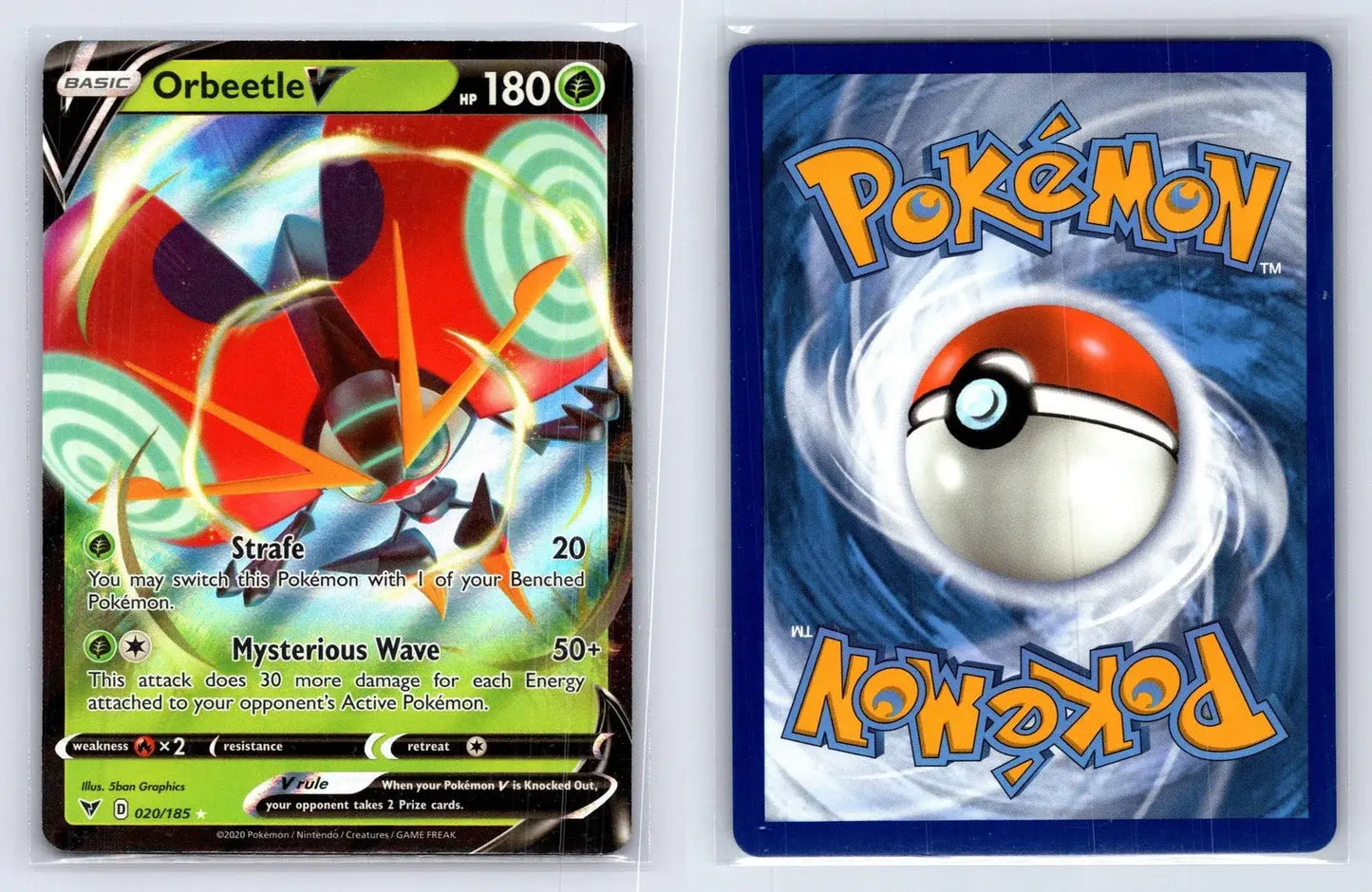 Orbeetle V 020/185 Vivid Voltage Pokemon NM - Mastercoins