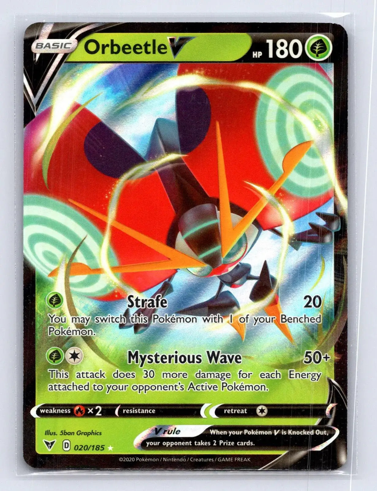Orbeetle V 020/185 Vivid Voltage Pokemon NM - Mastercoins