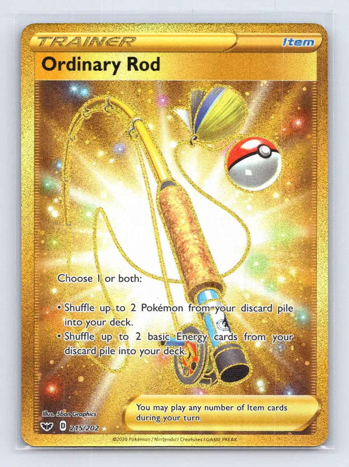 Ordinary Rod 215/202 Sword & Shield Pokemon NM - Mastercoins