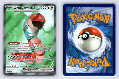 Orthworm ex 162/142 Stellar Crown Pokemon NM - Mastercoins