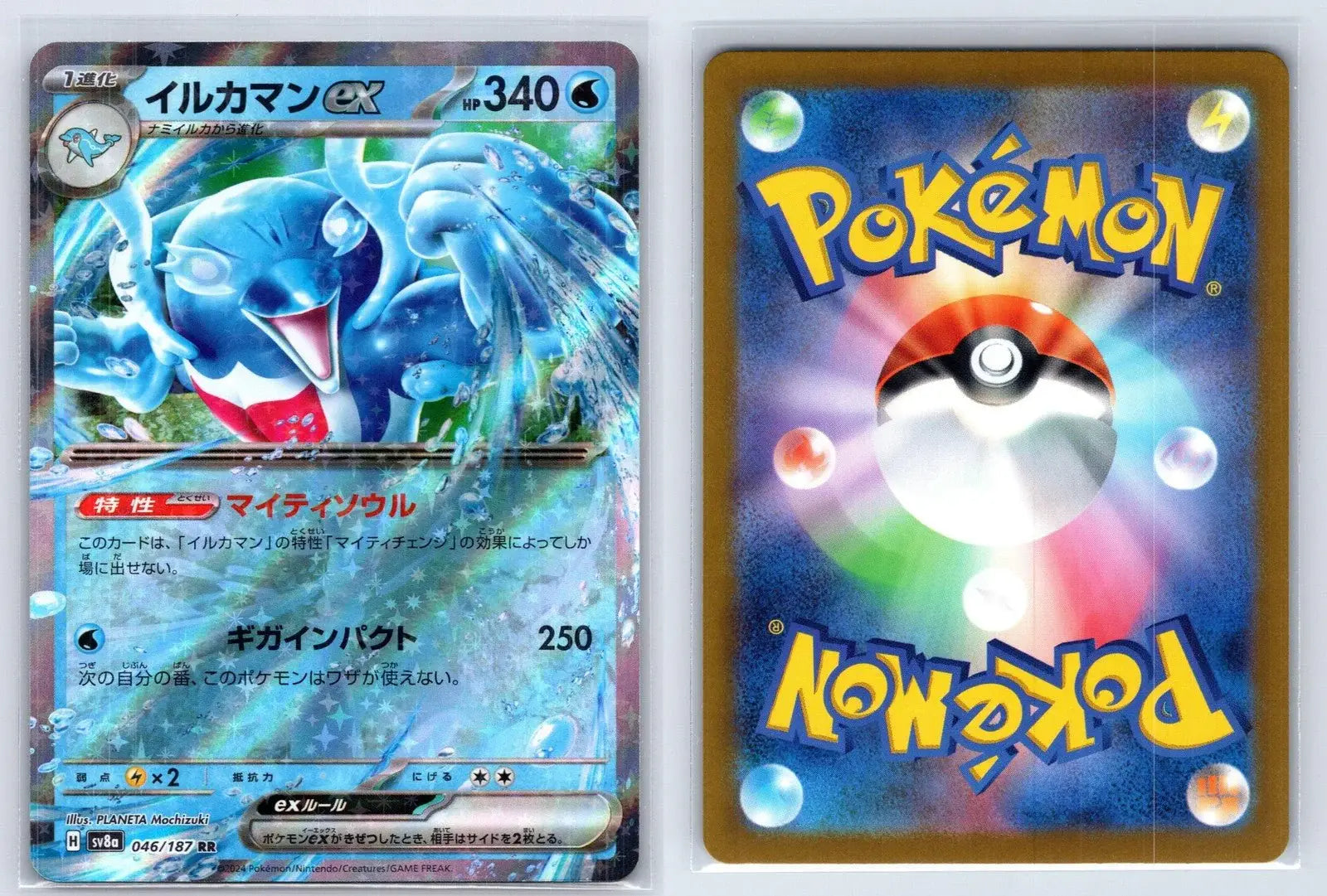 Palafin EX 046/187 Terastal Festival Pokemon Japanese NM - Mastercoins