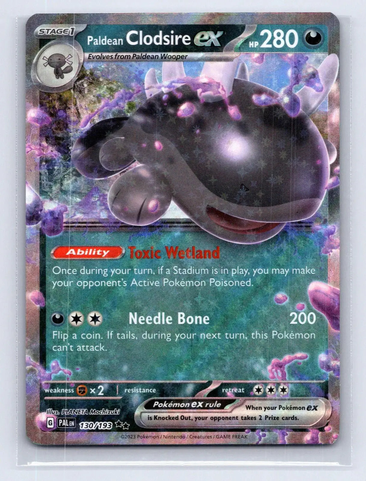 Paldean Clodsire ex 130/193 Paldea Evolved Pokemon NM - Mastercoins