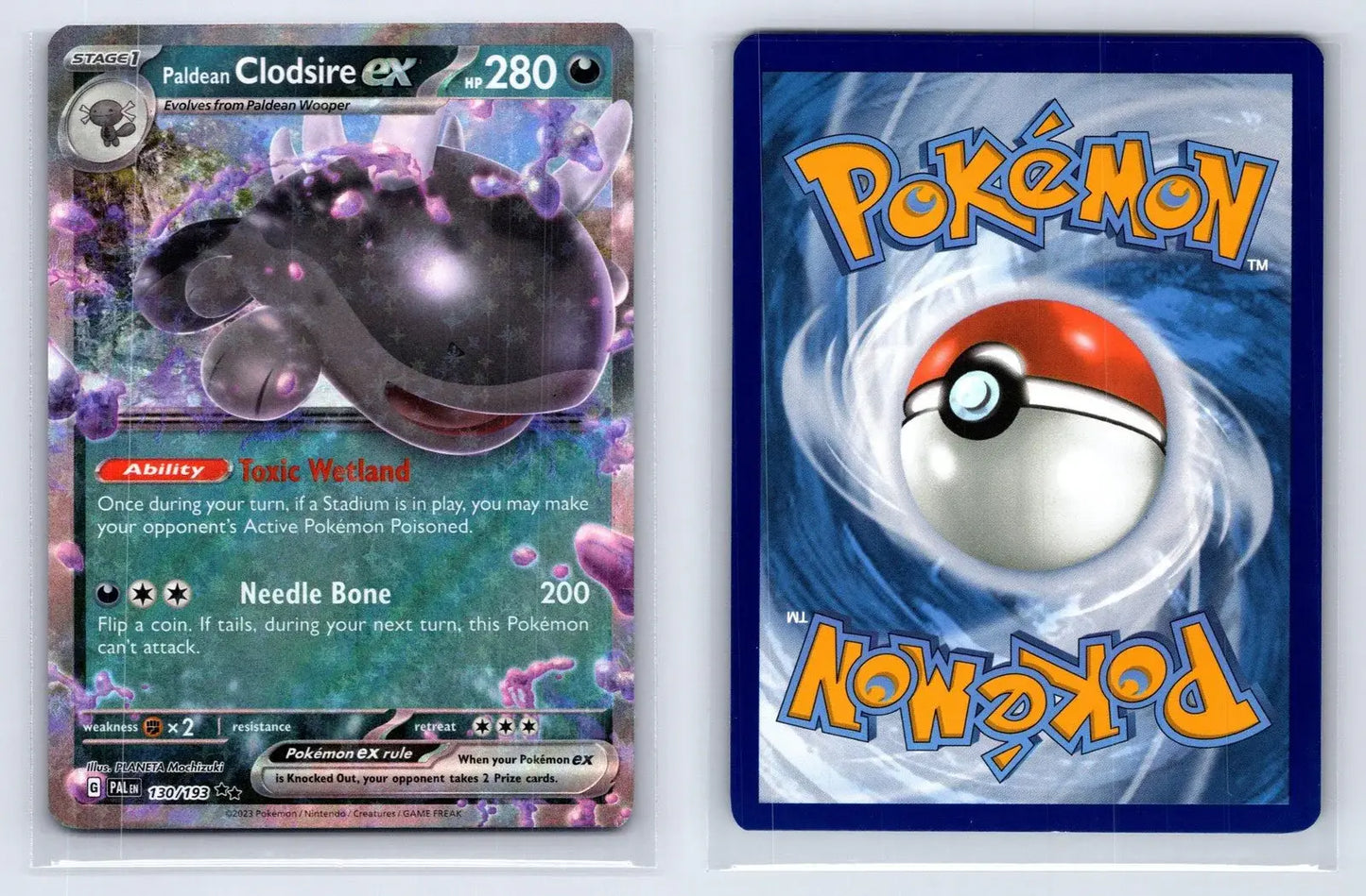 Paldean Clodsire ex 130/193 Paldea Evolved Pokemon NM - Mastercoins
