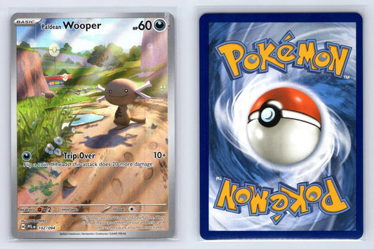 Paldean Wooper 102/094 Phantasmal Flames Pokemon NM - Mastercoins
