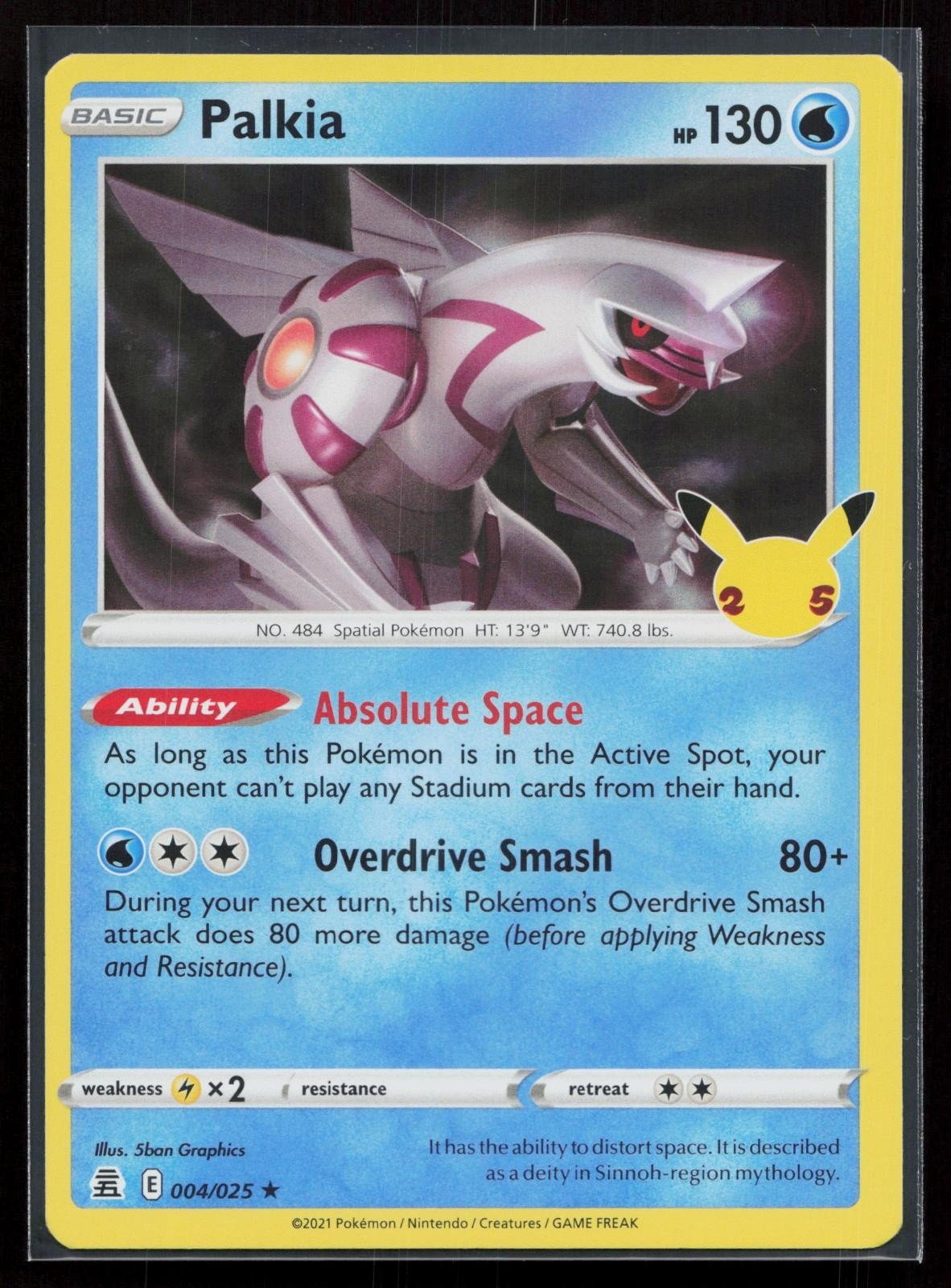PALKIA 004/025 CELEBRATIONS NM - Mastercoins