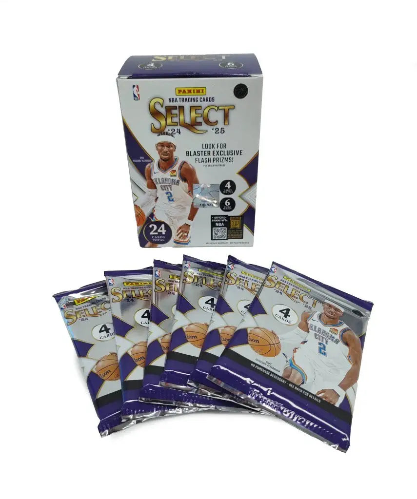 Panini 2025 Select NBA Basketball Blaster - Mastercoins