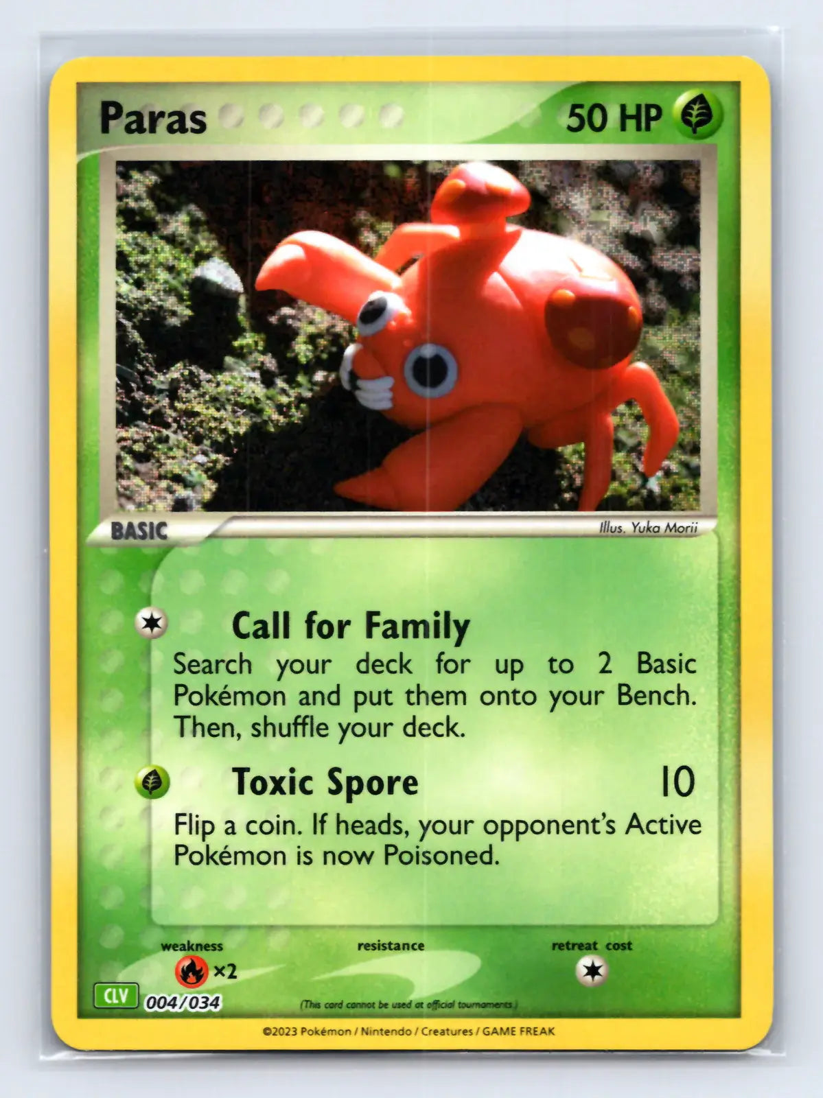 Paras 004/034 TCG Classic Venusaur Pokemon Near Mint - Mastercoins