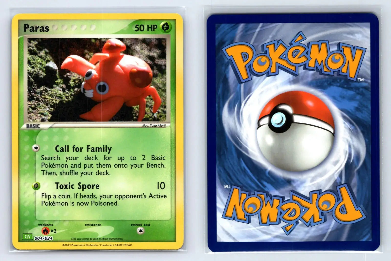 Paras 004/034 TCG Classic Venusaur Pokemon Near Mint - Mastercoins