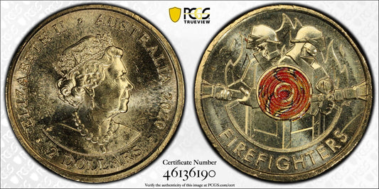 PCGS MS66 2020 $2 FireFighter - Mastercoins