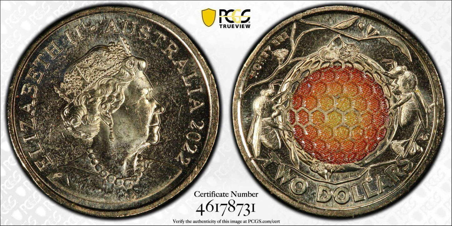 PCGS MS66 2022 $2 Honey Bee - Mastercoins