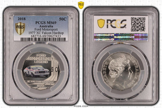 PCGS MS69 2018 50C 1977 XC Falcon Hardtop - Mastercoins