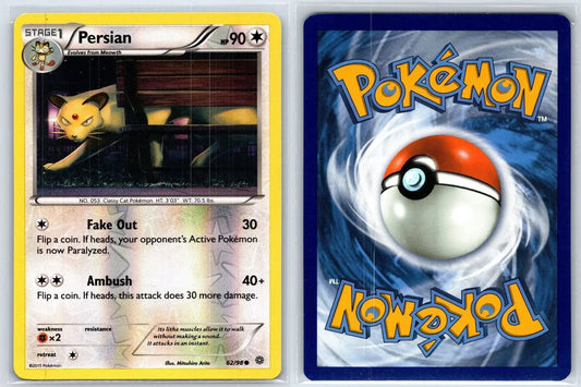 Persian 62/98 Reverse Holo Ancient Origins Pokemon NM - Mastercoins