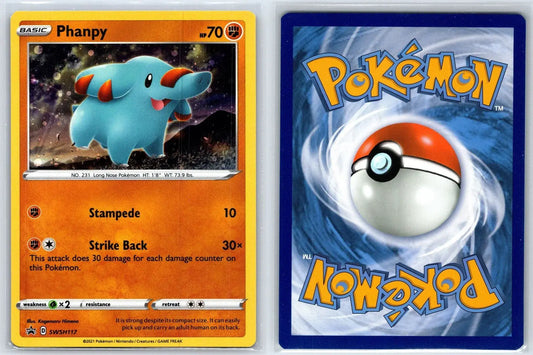 Phanpy SWSH117 SWSH Black Star Pokemon NM - Mastercoins