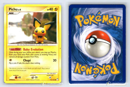 Pichu 93/123 Mysterious Treasures Pokemon MP - Mastercoins