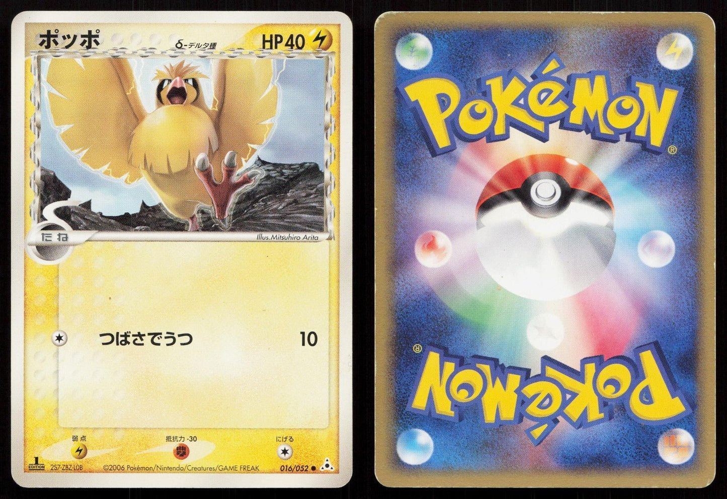 Pidgey 016/052 Holon Phantoms Japanese - Mastercoins