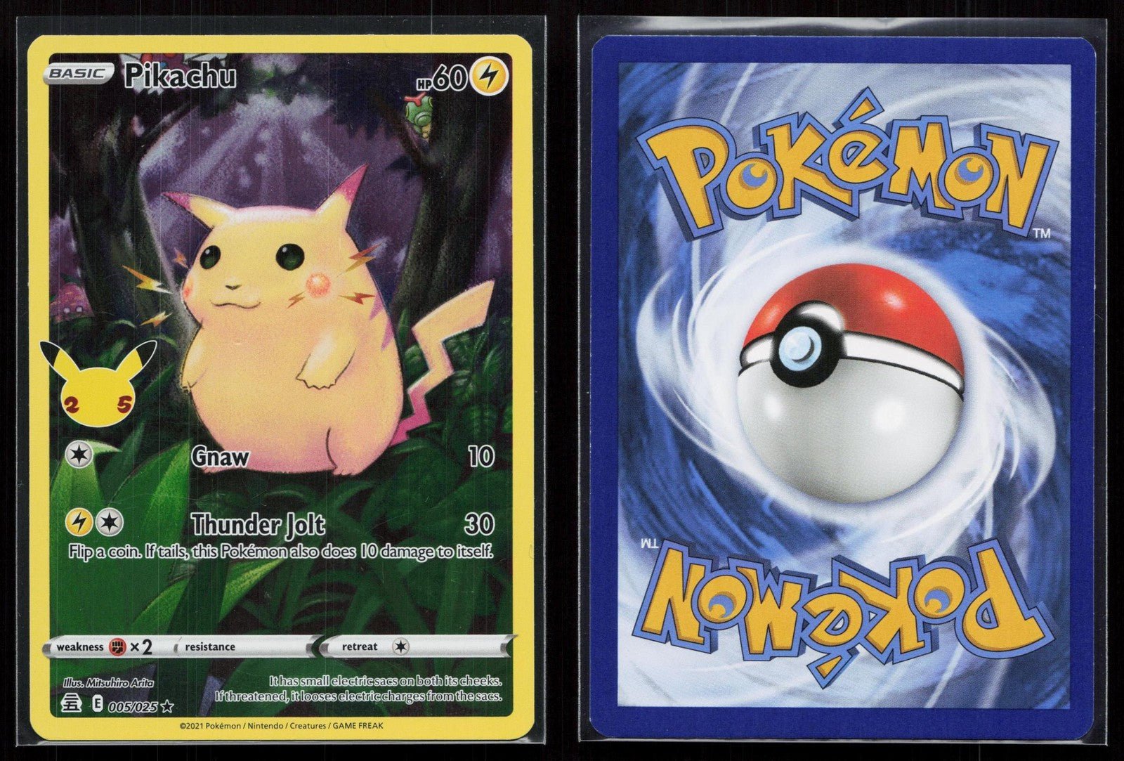 PIKACHU 005/025 CELEBRATIONS DMG - Mastercoins