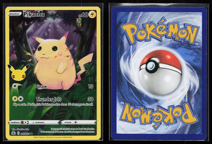PIKACHU 005/025 CELEBRATIONS DMG - Mastercoins