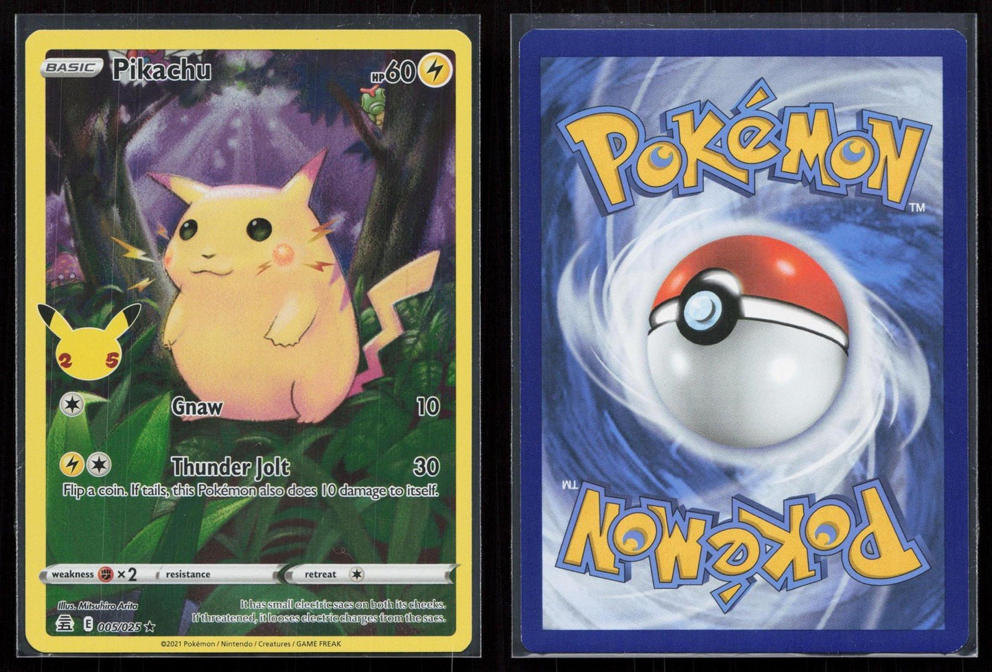 PIKACHU 005/025 CELEBRATIONS DMG - Mastercoins