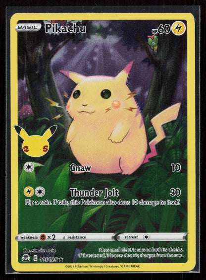 PIKACHU 005/025 CELEBRATIONS DMG - Mastercoins
