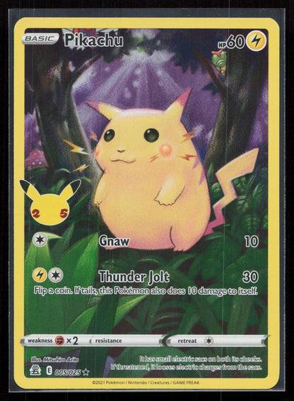 PIKACHU 005/025 CELEBRATIONS DMG - Mastercoins