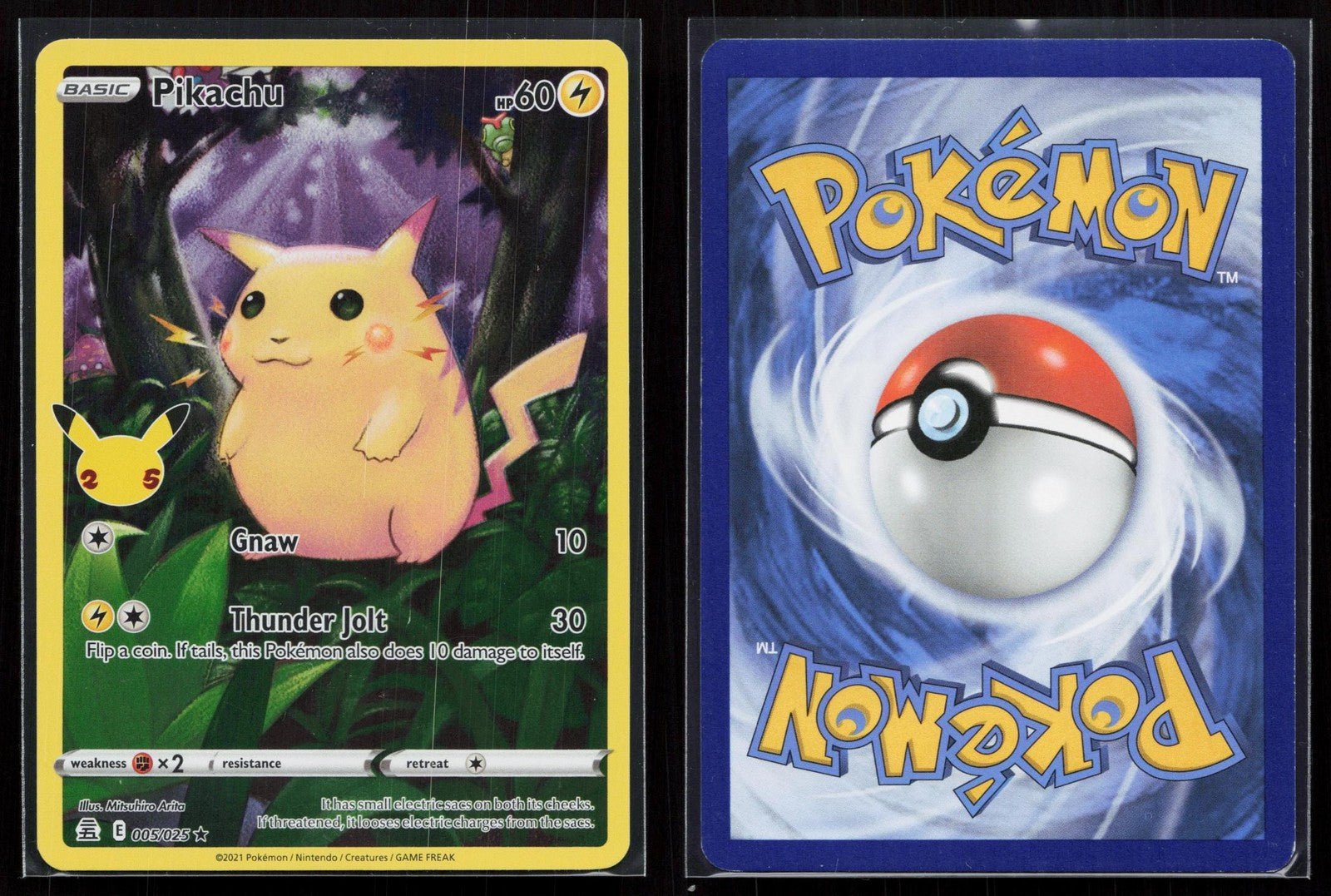 PIKACHU 005/025 CELEBRATIONS DMG - Mastercoins