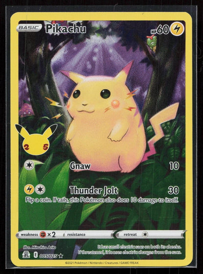 PIKACHU 005/025 CELEBRATIONS DMG - Mastercoins
