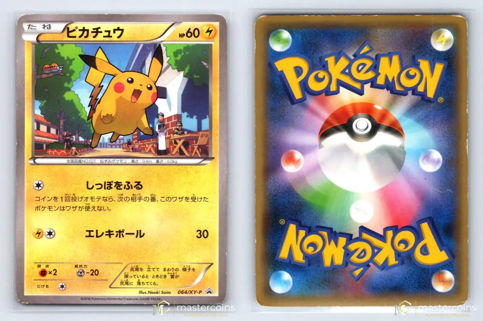Pikachu 064/XY - P XY Promos Pokemon Japanese HP - Mastercoins
