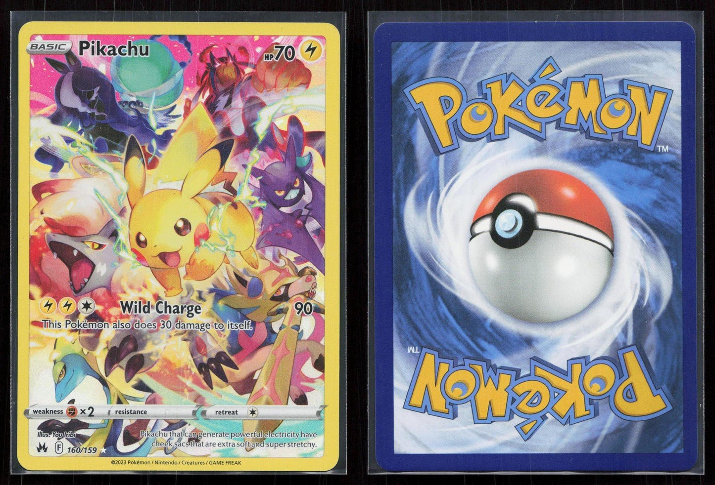 PIKACHU 160/159 CROWN ZENITH NM - Mastercoins