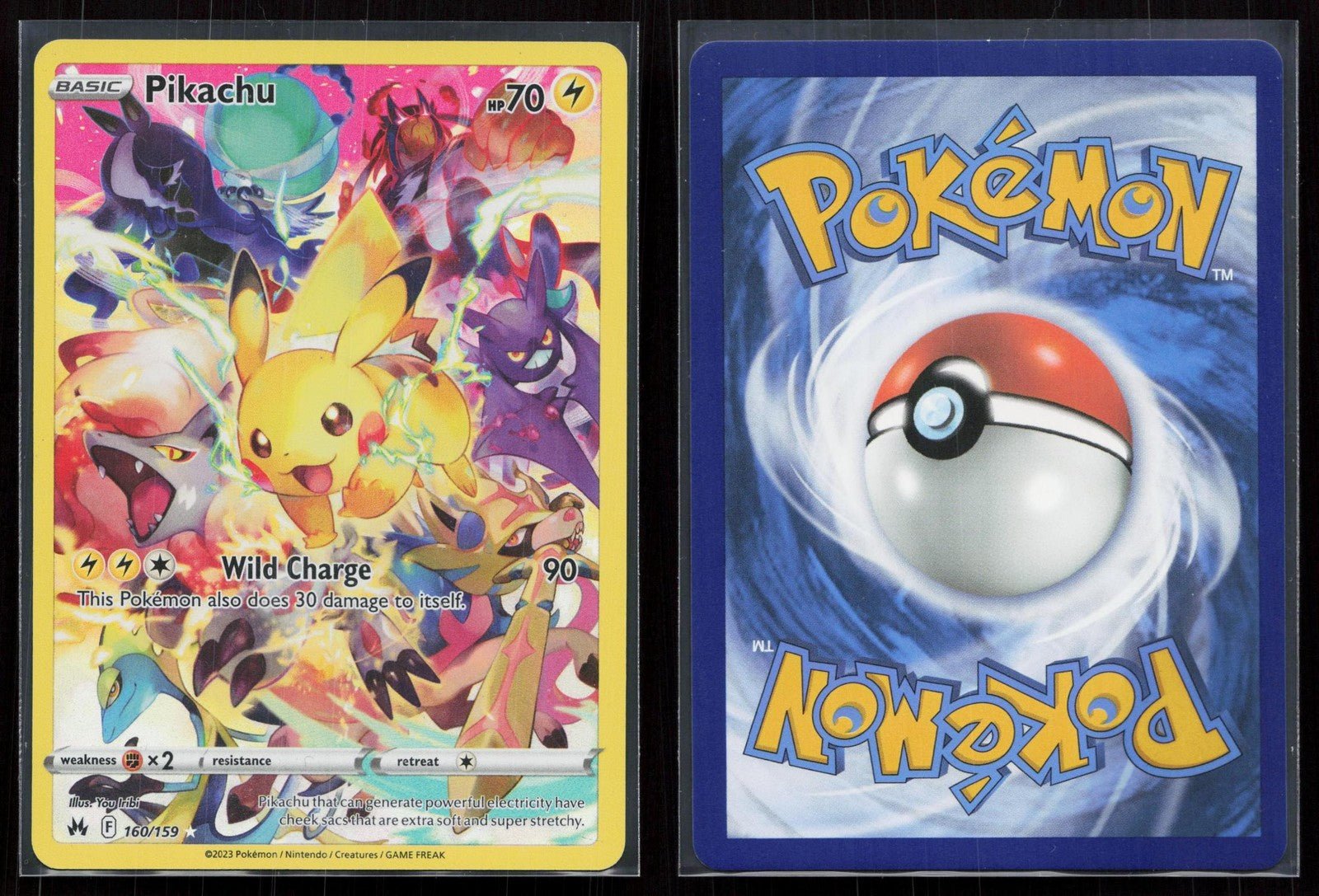 PIKACHU 160/159 CROWN ZENITH NM - Mastercoins