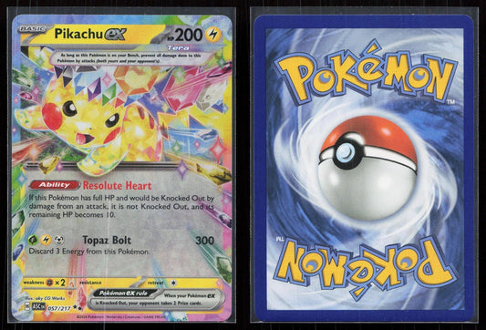 PIKACHU EX 057/191 SURGING SPARKS NM - Mastercoins