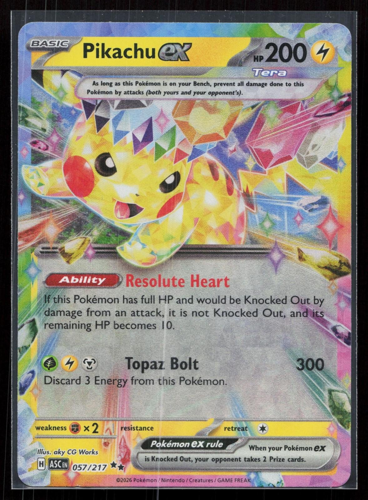 PIKACHU EX 057/191 SURGING SPARKS NM - Mastercoins